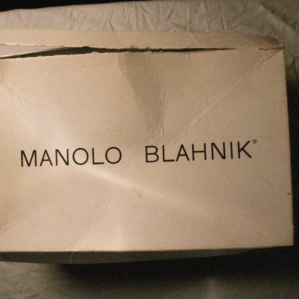 Manolo Blahnik's "Tayler" pump in two-tone purple and fuchsia RARE size 42 - Picture 11 of 11